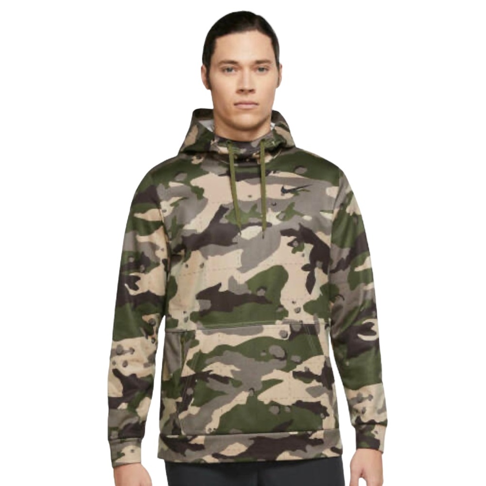 Nike Therma-FIT Camo Pullover Training Men’s Hoodie